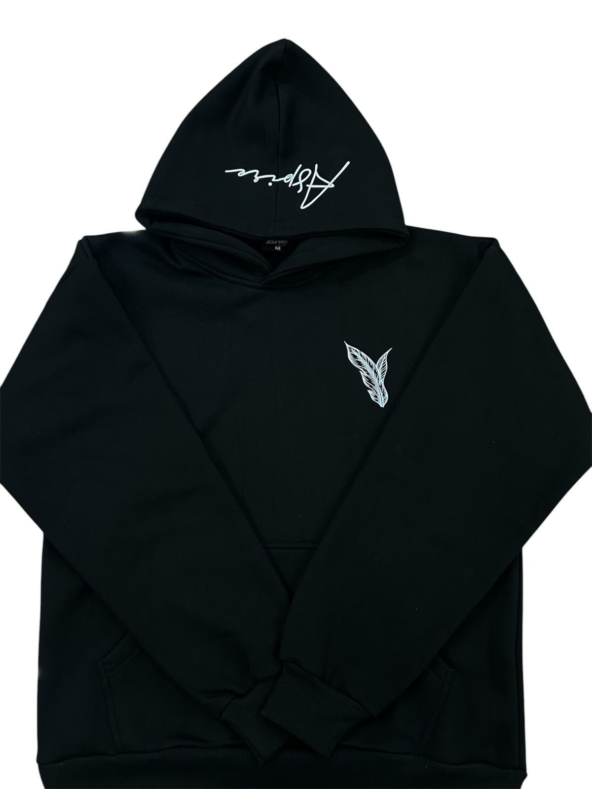 BLACK HOODIE - Aspire Casual