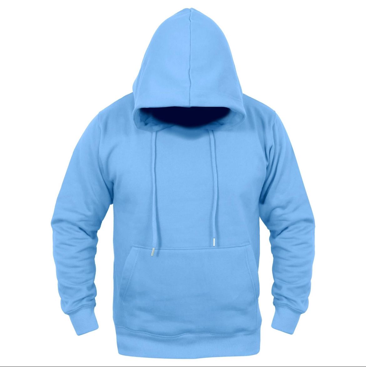 Plain Sky Blue Hoodie - Aspire Casual