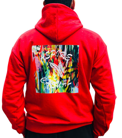 RED HOODIE - Aspire Casual