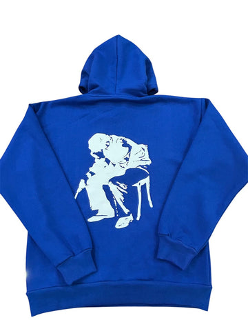 ROYAL BLUE HOODIE - Aspire Casual