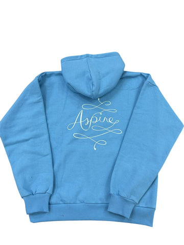 SKY BLUE HOODIE - Aspire Casual